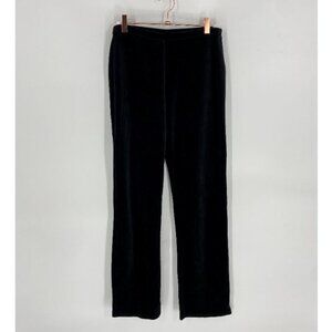 Express Vintage 90 Velour Straight Leg Pants Black